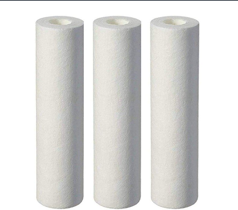 3PC 10″ PP Spun Filter for All Type RO Water purifier For RO Purifier